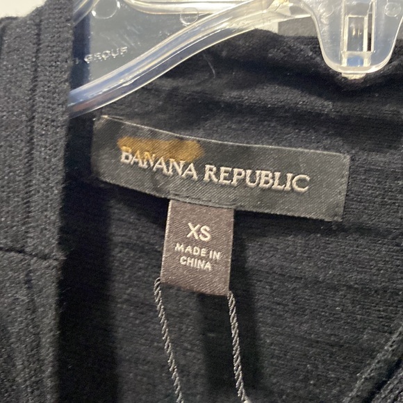 New with tags Banana republic funnel neck ribbed long sleeve top sweater XS - Picture 5 of 7